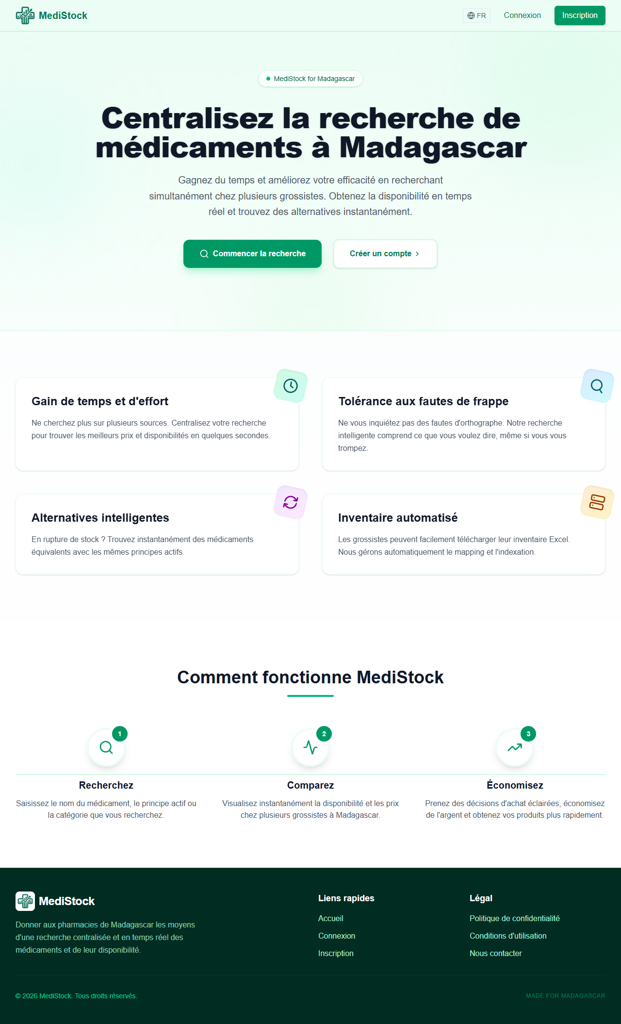 MediStock Sync Platform Screenshot